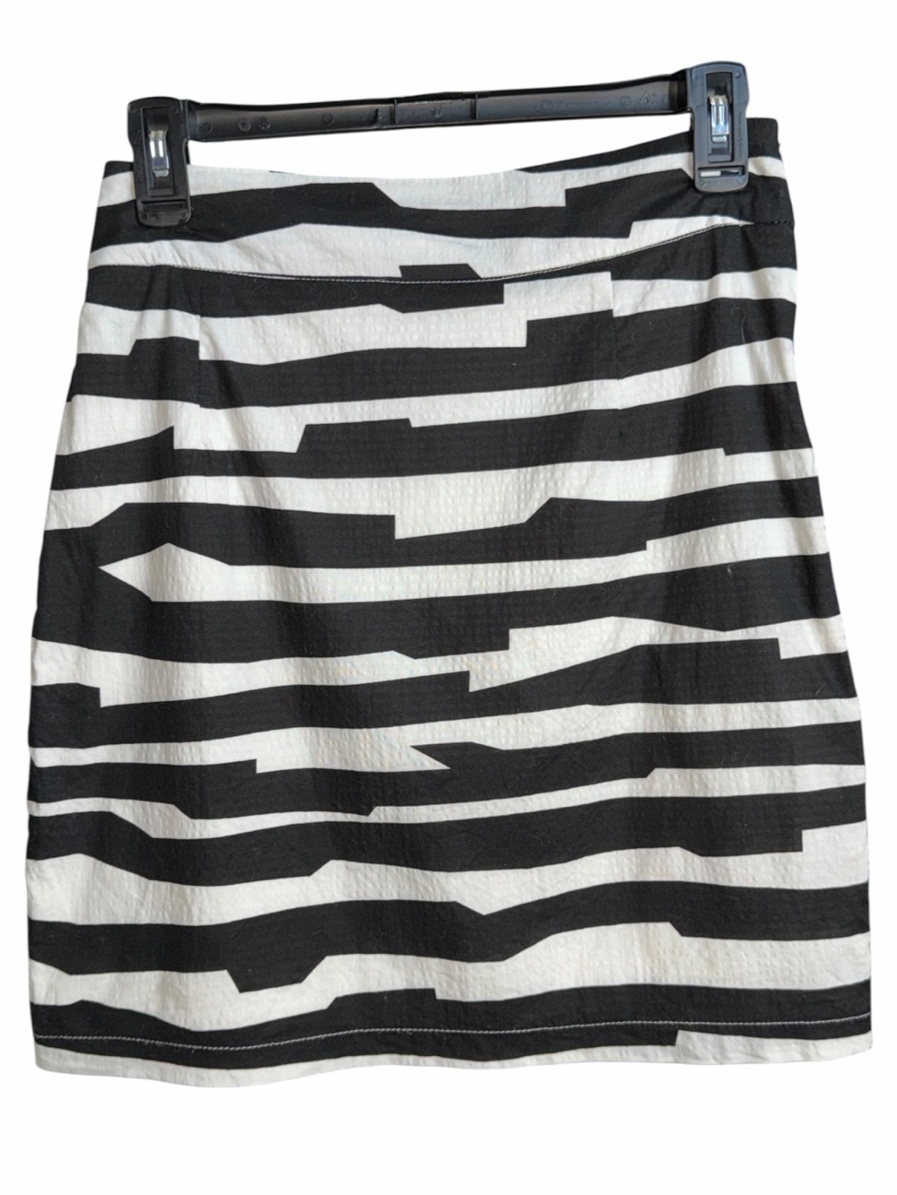 Francesca’s Black & White Striped Pencil Skirt EC Size Small